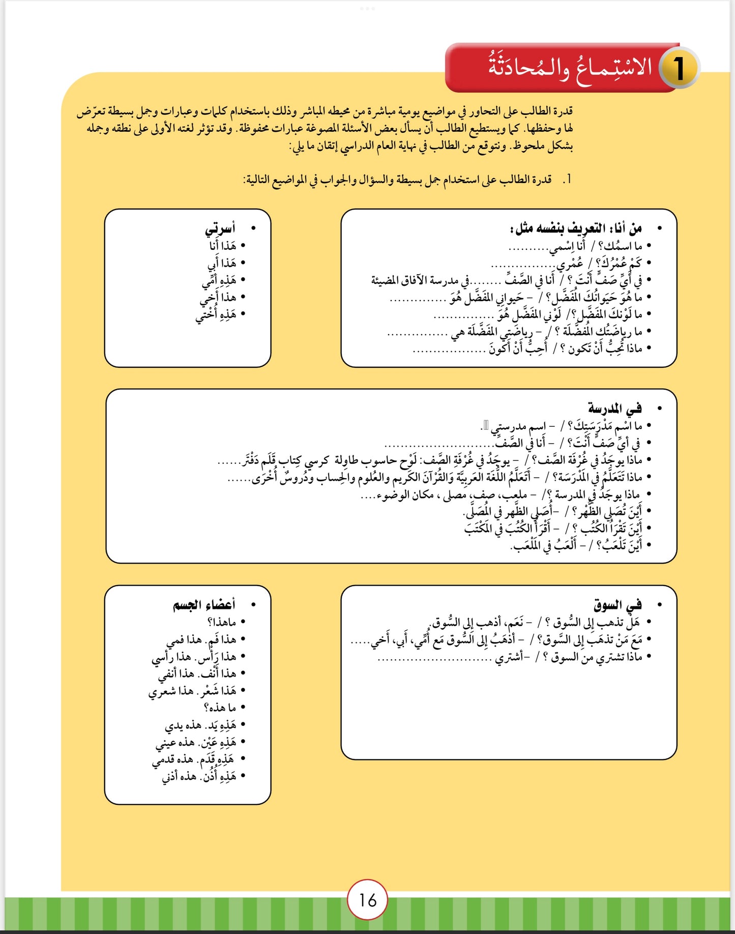 Noor Al-Arabiya Level 4 (4th Grade) Teachers Guide