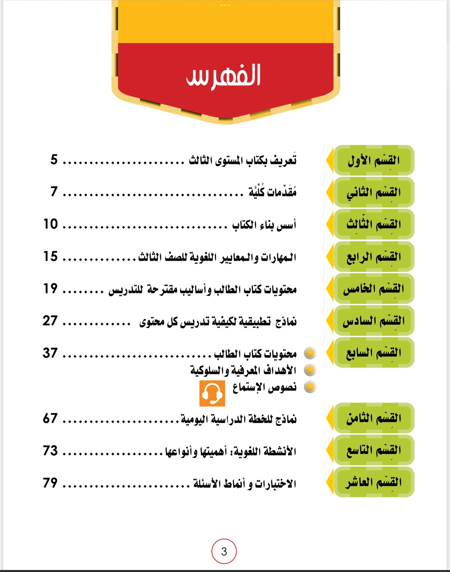 Noor Al-Arabiya Level 3 (3rd Grade) Teachers Guide